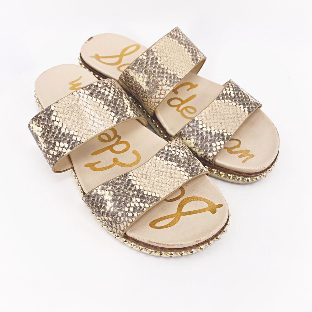 Sam Edelman Asha Snake Print Slide Sandal